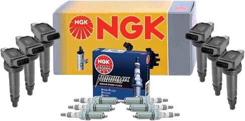 NGK 6 Ignition Coils and 6 Iridium IX Spark Plugs Kit For Toyota 4.0L V6 in Saudi Arabia