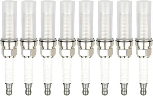 Set of 8 LKAR7C-9 93961 Spark Plugs Replacement for Mercury Outboard Motor 175 HP to 300 HP Racing 250R 300R 450R V6 V8 3.4L 4.6L 4-Stroke Replace 8M0135348 33-8M0135348 in Kuwait