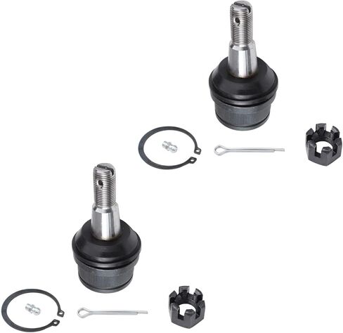 Detroit Axle - Front 11pc Gear Box Kit for Ford E-150 Econoline Club Wagon, Power Steering Gear Box Ball Joints Outer Tie Rod Ends Center Links Adjusting Sleeves Replacement in Saudi Arabia
