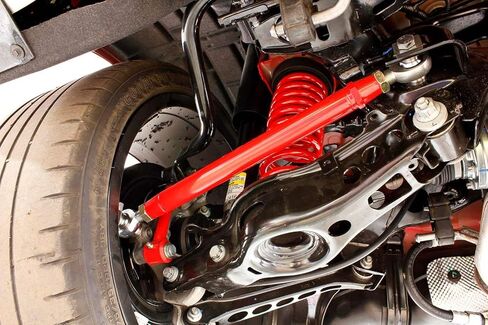BMR SUSPENSION Toe Rod, Rear, Adjustable, Spherical Rod Ends, Steel, Red Powder Coat, Chevy Camaro 2016, Kit (TR007R) in Saudi Arabia