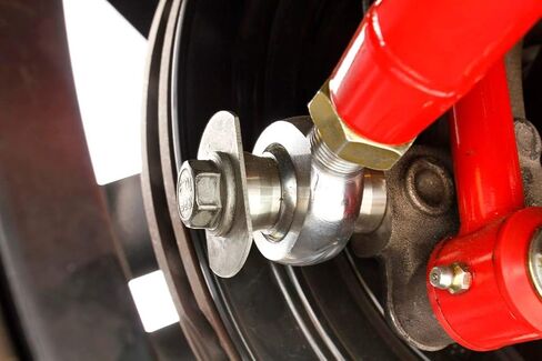 BMR SUSPENSION Toe Rod, Rear, Adjustable, Spherical Rod Ends, Steel, Red Powder Coat, Chevy Camaro 2016, Kit (TR007R) in Saudi Arabia