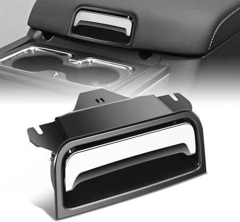 Auto Dynasty - Front Center Console Lid Arm Rest Latch Compatible with Chevy Silverado Cheyenne Suburban Tahoe GMC Sierra Yukon XL 2014-2021, Matte Black in Saudi Arabia