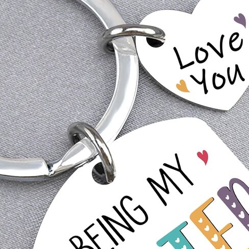 Sisters Gifts from Sister Keychain Sister Birthday Gifts Funny Gift for Sisters Friends Bestie Soulmates Thanksgiving Christmas Gift Ideas Unique Sis Keyring in Kuwait