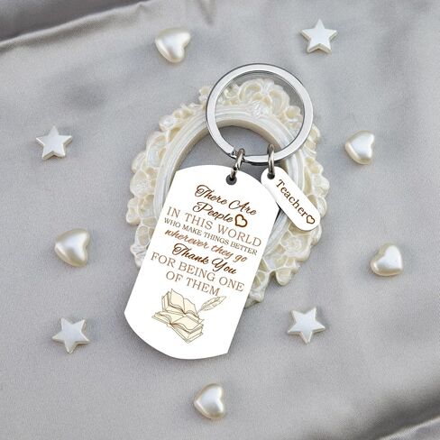 Gifts for Teachers Appreciation Keychain Teacher Appreciation Gifts Teachers Day Gift Thank You Gifts for Teachers Birthday Graduation Thanksgiving Christmas Gift Ideas End of Year Teachers Keyring in Kuwait