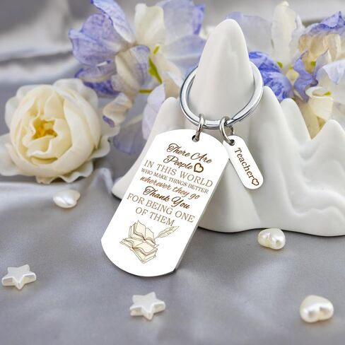 Gifts for Teachers Appreciation Keychain Teacher Appreciation Gifts Teachers Day Gift Thank You Gifts for Teachers Birthday Graduation Thanksgiving Christmas Gift Ideas End of Year Teachers Keyring in Kuwait