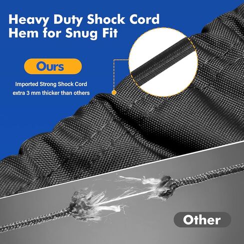 غطاء جرار مقاوم للماء عالي التحمل 900D غطاء قلنسة جرار صغير الحجم متوافق مع كوبوتا، جون ديري، ماهيندرا، بوبكات (أسود) in Kuwait