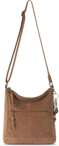 The Sak Lucia Leather Crossbody Purse - Premium Leather Women's Handbag for Everyday & Travel - Cross Body Bag With Zipper in Saudi Arabia
