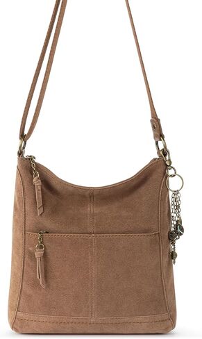 The Sak Lucia Leather Crossbody Purse - Premium Leather Women's Handbag for Everyday & Travel - Cross Body Bag With Zipper in Saudi Arabia