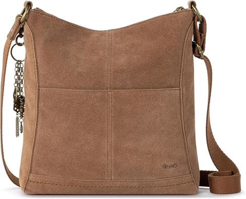 The Sak Lucia Leather Crossbody Purse - Premium Leather Women's Handbag for Everyday & Travel - Cross Body Bag With Zipper in Saudi Arabia