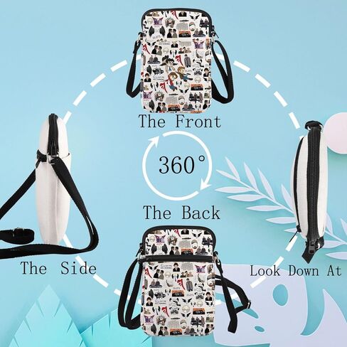 LEVLO Winchester Brothers Cross Body Bag Dean & Sam & John Fans Gift IDJITS Dean & Sam Shoulder Bag For TV Show Fans in Saudi Arabia