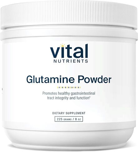 Vital Nutrients Glutamine Powder | 450g L-Glutamine | Healthy Gastrointestinal Tract Function | Gluten, Dairy, Soy Free | Non-GMO | 450g/16 oz L-Glutamine Powder in Kuwait