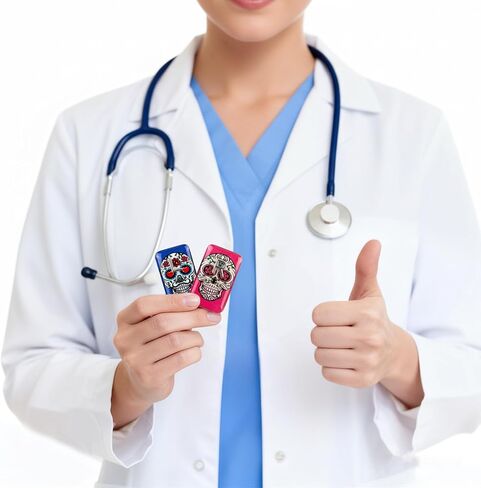 X-Ray Markers - Clear Epoxy Resin with Lead L & R Letters - No Initials - Small Rectangle - Reusable & Washable - Includes 5 Piece Adhesive Strips for Extra Strength in Kuwait