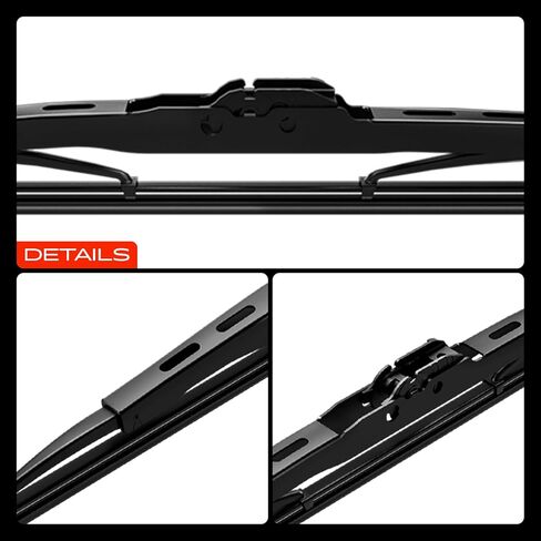A-Premium 22"+17"+14" Windshield Wiper Blades Compatible with Subaru Impreza 2002-2007 - Front Rear Wipers Blade Set for Hook/Hook Arm Connector, with Wear Indicator & Towel, Pack of 3 in Saudi Arabia