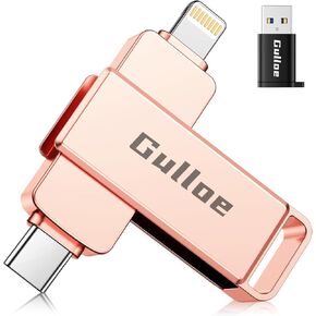 Gulloe 256GB USB Flash Drive Intended for iPhone iPad, Memory Stick Storage for Photos and Videos Backup, Compatible with iPhone iPad Android PC, Plug and Play, No Application Required (Light Green) in Saudi Arabia