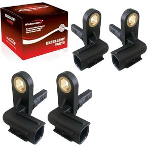 ABS Wheel Speed Sensor 4Pcs: Front Rear Left & Right Compatible with Toyota 2008-2017 Sequoia V8 5.7L V8 4.7L V8 4.6L, 2007-2017 Tundra V8 5.7L V6 4.0L V8 4.6L V8 4.7L in Kuwait