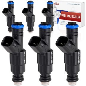 Fuel Injectors Fit for-Jeep Cherokee Grand Cherokee Wrangler 1999-2004, for-Dodge for-Ram 1500 2500 3500 Van, High Performance Fuel Inyectores OE Replacement 0280155784 4854181, 6PCS/Set in Saudi Arabia