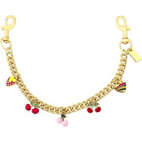Bag Chain Charm for Handbag，Wallet Chain Keychains，Purse Charms Wallet Chains Bag Extender（Cherry） in Saudi Arabia