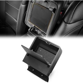 One-Touch Center Console Hidden Organizer Box Compatible with 2018-2026 Jeep Wrangler JLU 4XE & Gladiator JT Accessories 2/4 Door Armrest Secret Compartment Hidden Storage Box in Kuwait