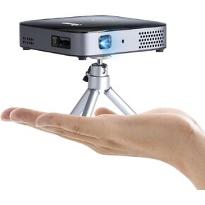 【3H Playtime】 جهاز عرض صغير مع WiFi و Bluetooth ، وجهاز عرض 1080 بكسل DLP مع بطارية ، ومكبر صوت وثلاثي ، وجهاز عرض هاتف Mini اللاسلكي لـ iPhone Roku Fire Stick إلخ ، جهاز عرض Mini Portable in Kuwait