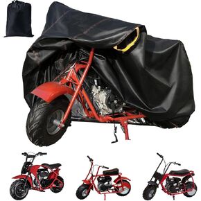 Mini Bike Cover, Mini Bike Cover Waterproof Outdoor for Coleman CT100U CC100X B100 Baja Doodle Bug DB30 Motovox MBX10 MBX11 GMB100 Mini Bike Parts with Windproof Buckles (S) in Kuwait