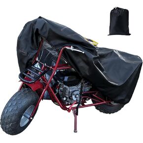 غطاء دراجة صغير، غطاء دراجة صغير مقاوم للماء في الهواء الطلق لـ Coleman CT100U CC100X B100 Baja Doodle Bug DB30 Motovox MBX10 MBX11 GMB100 أجزاء دراجة صغيرة مع أبازيم مقاومة للرياح (S) in Kuwait