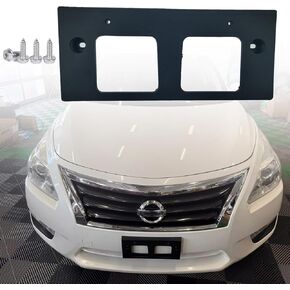 FASTCHE Front License Plate Frame Compatible with 2013 2014 2015 Nissan Altima Front Bumper License Plate Holder Mounting Bracket Replace # 962103TA0A NI1068115 in Kuwait
