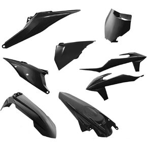 For KTM SXF XC Motorcycle Full Plastic Kit Body Fairing Cover Tank Fender Mudguard Side Panel Plate Guard distintivo(Black) in Kuwait