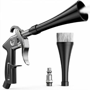 مسدس تنظيف السيارة، مسدس التنظيف الجاف، مسدس نفخ الهواء عالي الضغط للتفصيل التلقائي، أداة نفخ الهواء الدوامة تزيل الأوساخ والغبار والحطام بسرعة، مسدس تنظيف داخلي متوافق مع ضاغط الهواء in Kuwait