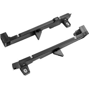 Pair Radiator Support Side Bracket Compatible with 2006-2010 Ford Explorer Mercury Mountaineer Replacement for 6L2Z16152AA 6L2Z16153AA FO1225209 FO1225210 Black Plastic 2 Pieces in Kuwait