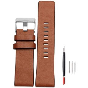 ZHUOLEI الديزل حزام (استيك) ساعة استبدال جلد العجل حزام ساعة اليد مع أداة 24 مللي متر 26 مللي متر 28 مللي متر استبدال ل ساعات الديزل الرجال in Kuwait