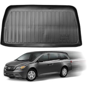 Compatible for 2011-2017 Honda Odyssey Floor Mat 3 Rows Trunk Mats 7/8 Seater, All Weather TPE Floor Trunk Cargo Liners Protector for Honda Odyssey Accessories 2017-2011（Fit 7/8 Seater Model） in Kuwait