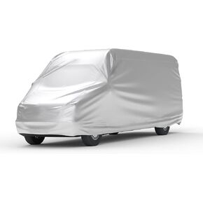 Car Covers Weatherproof Light Van Cover Compatible with Ford 2015-2024 Transit 250 Standard Length 219" Medium Roof Outdoor Multilayered Durable for Sun High Moisture Climates in Kuwait