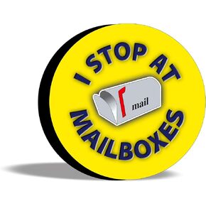 Tire Cover Central I Stop at mailboxes Spare tire Cover (Custom Made to Your tire Size-See menu) in Kuwait