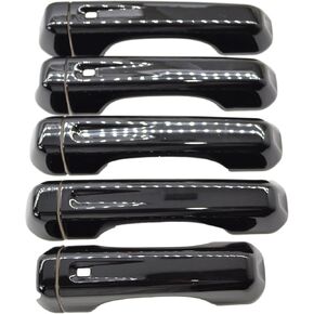 Trim Illusion Patented Tech DH6295BLK 10 Piece Kit Gloss Black Door Handle Cover Trim Accessory Compatible with 18-22 Jeep Wrangler JL, 20-22 Jeep Gladiator in Kuwait