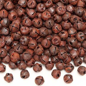 120 قطعة من أجراس عيد الميلاد الريفية، أجراس معدنية صغيرة حرفية مقاس 0.6 بوصة، أجراس تزيين لمستلزمات حفلات عيد الميلاد المنزلية in Kuwait