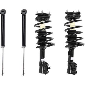 Front & Rear Complete Struts Shocks Assembly w/Coil Spring Fit 2006-2011 for Kia for Rio 2006-2011 for Kia for Rio5 2006-2011 for Hyundai for Accent in Kuwait