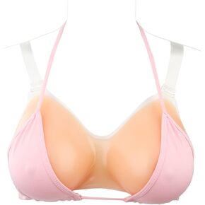 حزام على أشكال الثدي - صدرية وهمية من السيليكون لمرتدي الملابس ذات حجم قابل للتعديل in Kuwait