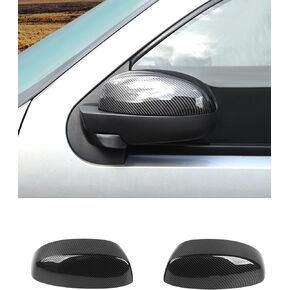 Carbon fiber Side View Mirror Covers Caps Top Half Fit for 2007 2008 2009 2010 2011 2012 2013 2014 Chevrolet Silverado Tahoe Suburban Avalanche, GMC Sierra Yukon Cadillac Escalade in Kuwait