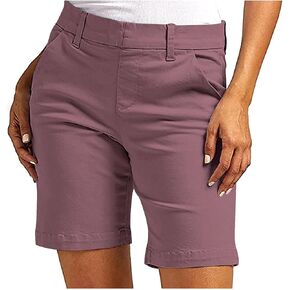 شورت جولف نسائي للمشي لمسافات طويلة، سريع الجفاف، شورت عمل غير رسمي مع جيوب، للمشي، والسفر، سروال قصير صيفي in Kuwait