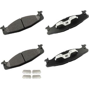 Cciyu D632 طقم مكابح قرصية معدنية أمامية لفورد لبرونكو 1994-1996، لـ E-150 2003، لـ E-150 Club Wagon 2003، لـ E-150 Econoline 1994-2002، لـ E-150 Econoline Club Wagon 1994-2002، لـ F-150 in Kuwait