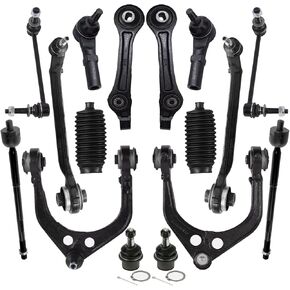 16 Pcs Front Suspension KIts For Chrysler 300 2011-2014 | Dodge Charger 2011-2019, Challenger 2011-2019 | RWD MODELS ONLY | Upper &Lower Control Arm With Ball Joint Swaybar Tie Rod End in Kuwait