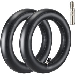 Aibiku 10x2.125 أنابيب داخلية سميكة ، إطار قابلة للنفخ لـ NINEBOT F30 F20 F25 F40 SCOURER ، للحصول على 10 بوصات إطار احتياطي متضخم - مع امتداد صمام (زوج) in Kuwait