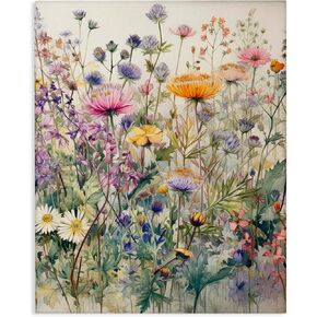 Stupell Industries Mixed Wild Flowers Canvas Wall Art Design by Ryley Gray, 24 x 30 in Kuwait
