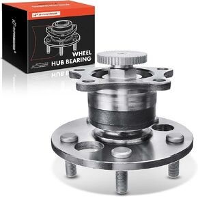 A-Premium Rear Wheel Bearing and Hub Assembly with ABS Ring & 5-Lug Compatible with Lexus ES300 1992-2001, RX300 1999-2003, Toyota Avalon 1995-1999, Camry 1987-2001, Solara 1999 in Kuwait