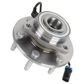 مجموعة محمل محور العجلة الأمامية 4WD/AWD لسيارة تشيفي سيلفرادو أفالانش 1500 إكسبريس، تاهو سوبربان، لسيارة جي إم سي سييرا لكاديلاك إسكاليد 99-07 6 ​​العروة ث/ABS يستبدل 515036 قطعة واحدة in Kuwait