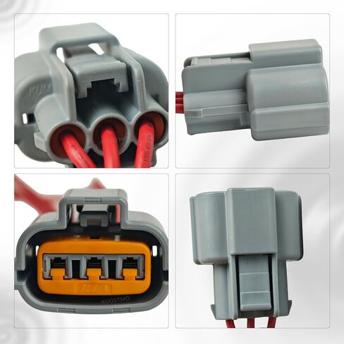 Front Turn Signal 3-Pin Connector Pigtail, Compatible with Hyundai Elantra 2019-2020 (SE, SEL, Value Edition, Limited, Eco; excludes Sport) in Saudi Arabia