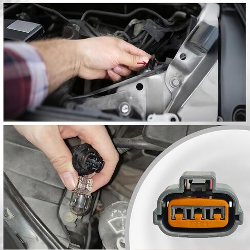 Front Turn Signal 3-Pin Connector Pigtail, Compatible with Hyundai Elantra 2019-2020 (SE, SEL, Value Edition, Limited, Eco; excludes Sport) in Saudi Arabia
