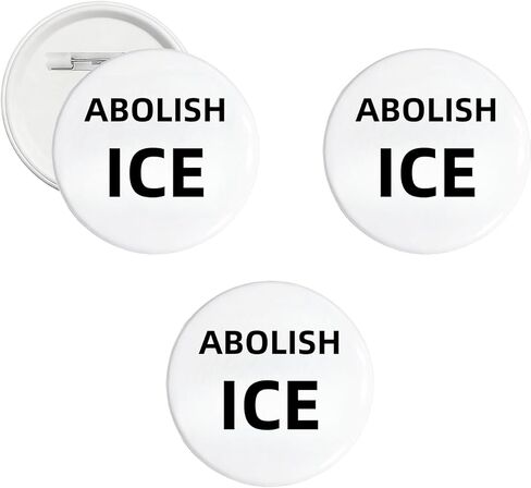 ICE OUT Pin Freedom USA, BE GOOD Abolish ICE Positive Message 1.7in Paper Clip Buttons Lapel Good Pretti North American Coward Jackets Accessory for Women Man Jewelry Gift in Saudi Arabia