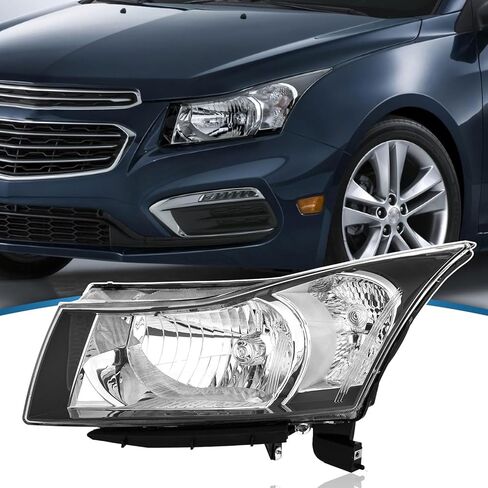 متوافق مع المصباح الأمامي 2011-2015 شيفروليه كروز (Submodel Eco، LS، LT، LTZ) بدون Blubs (جانب السائق) in Kuwait