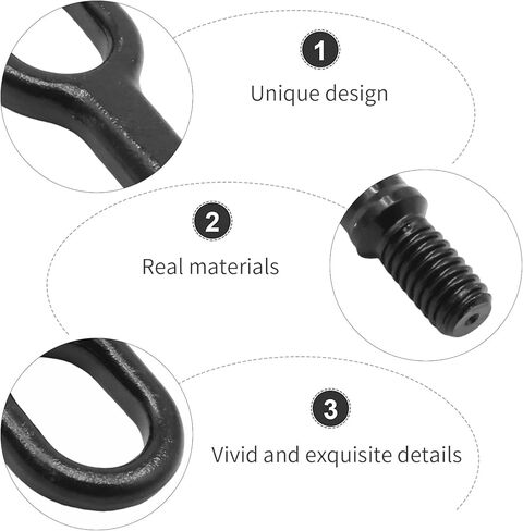 Car Tow Hook 1T0805615A, Replacement for Volkswagen Golf GTI Beetle CC Passat Jetta Tiguan Fit for CC 2009-2018 R32 Rabbit 2006-2014 Eos 2007-2017 in Saudi Arabia